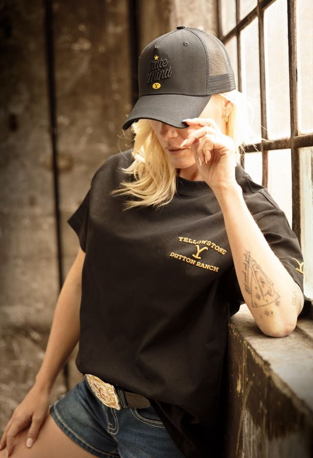 Official unisex Yellowstone Tee For Revenge in Black