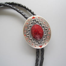 Load image into Gallery viewer, American Southwest Pattern  Bolo Tie BT001SL
