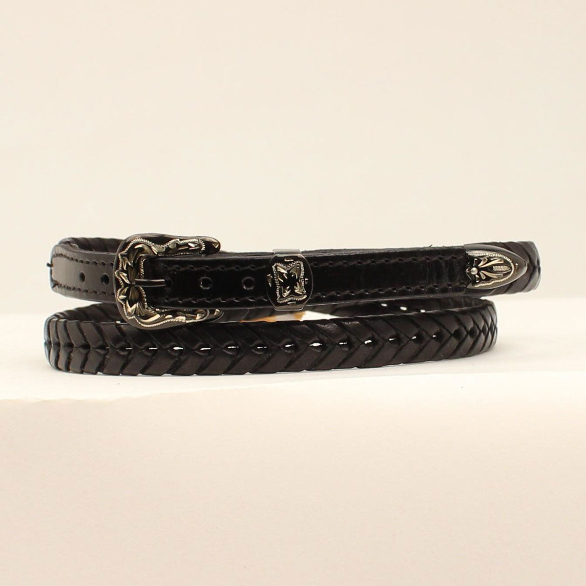M&F Hat Band 3/8" Laced with 3 piece buckle 0201601