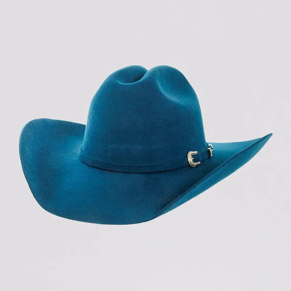 Chapeau Cowboy American Hat Company – Taille 7 – Feutre Castor 4x – Marron/gris – Vintage