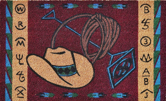 Outdoor Coir Mat, Design #117