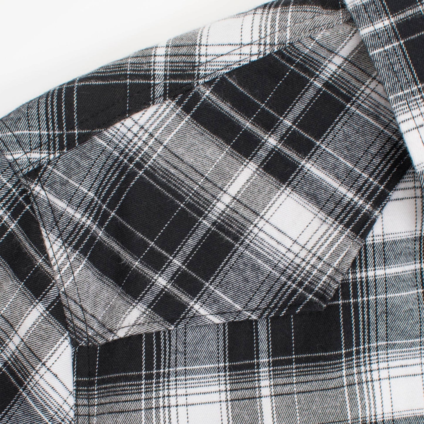 Men's Western Long Sleeve Flannel Shirts With Snap Buttons: FLS300-309