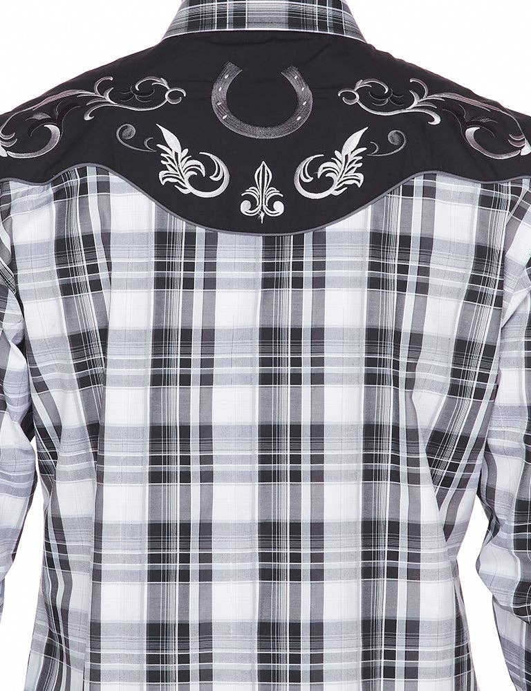 RODEO Clothing Men's Western Embroidery Cowboy Shirt PS500-529