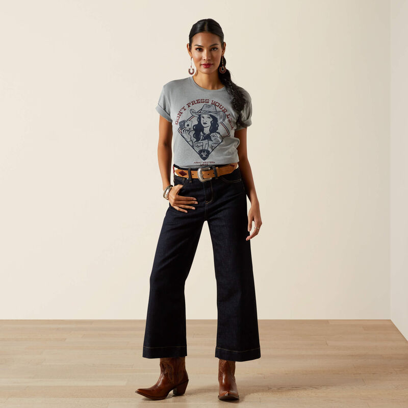 Ariat Ladies/Unisex Don't Press Your Luck T-Shirt 10062349
