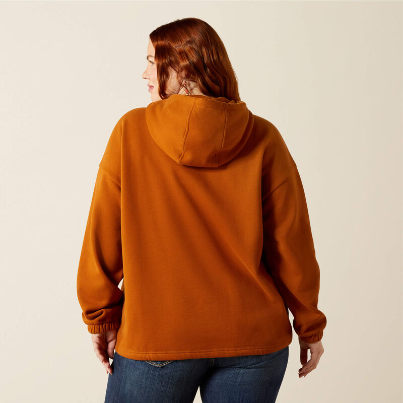 Ariat Unisex Sendero Slow Horses Hoodie in Glazed Ginger 10062430