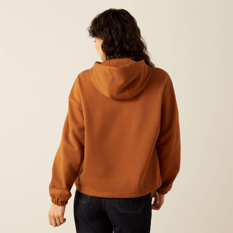 Ariat Unisex Sendero Slow Horses Hoodie in Glazed Ginger 10062430