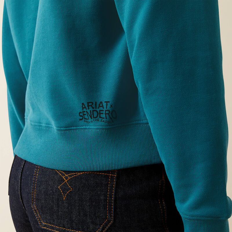 Ariat Ladies 10062830 Essential Sendero West is Best Sweatshirt