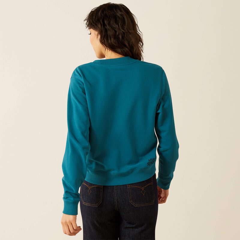 Ariat Ladies 10062830 Essential Sendero West is Best Sweatshirt