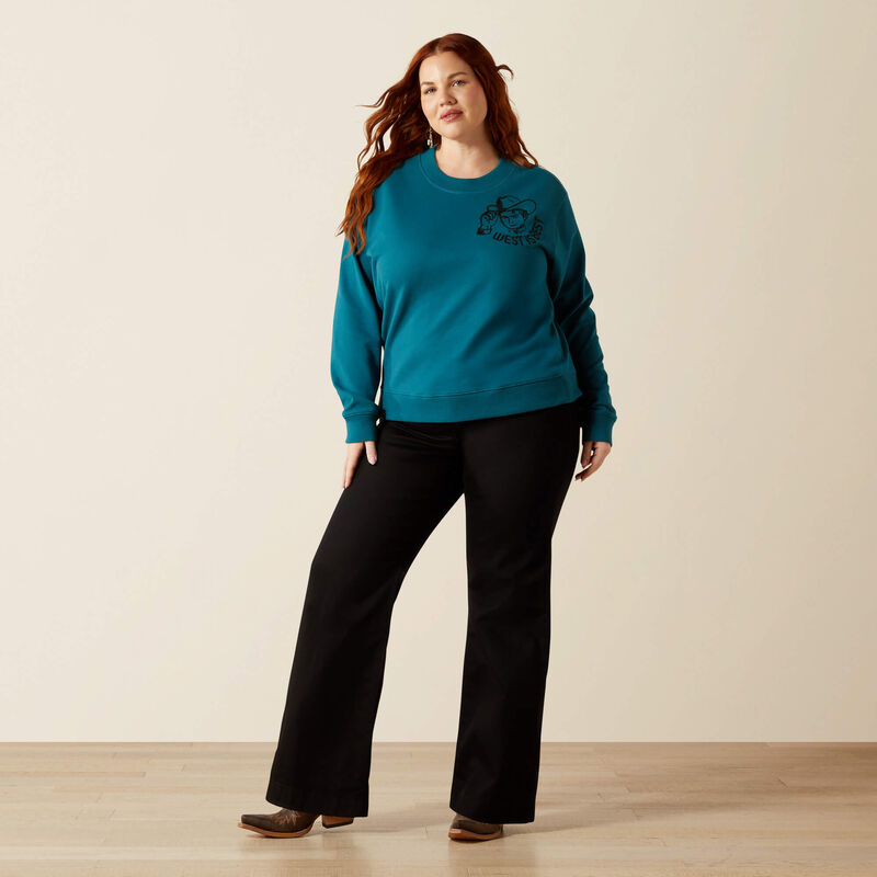 Ariat Ladies 10062830 Essential Sendero West is Best Sweatshirt