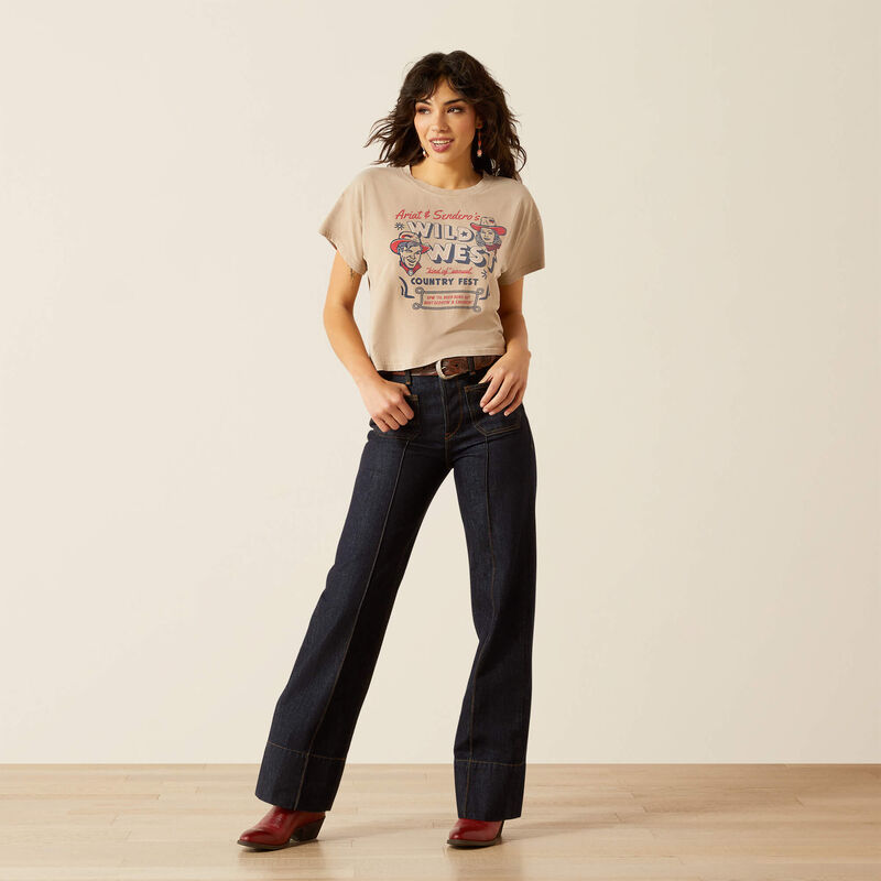 Ariat Ladies 10062912 Sendero x Ariat Wild West Country Fest T-Shirt