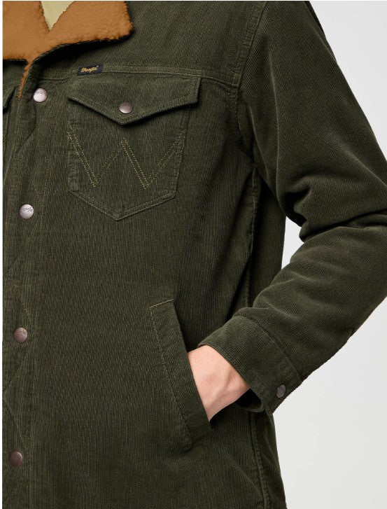 Wrangler Mens 112371443 Regular Wrange Coat in Forest Night