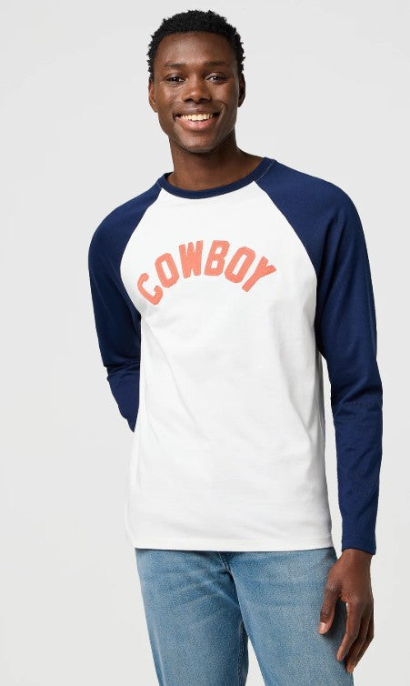 Wrangler Long Sleeve Regular Baseball Tee 112371495