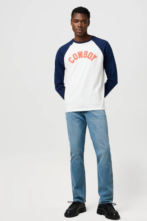 Wrangler Long Sleeve Regular Baseball Tee 112371495
