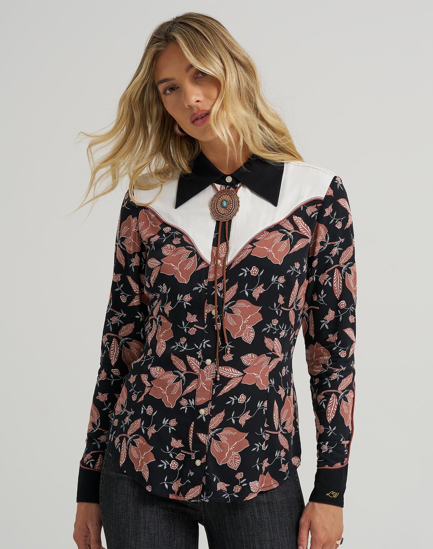 Wrangler x Lainey Wilson Floral Western Shirt 112373743