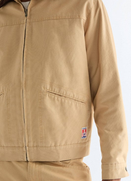 Wrangler Mens Relaxed Transitional Jacket in Golden Wheat 112377974