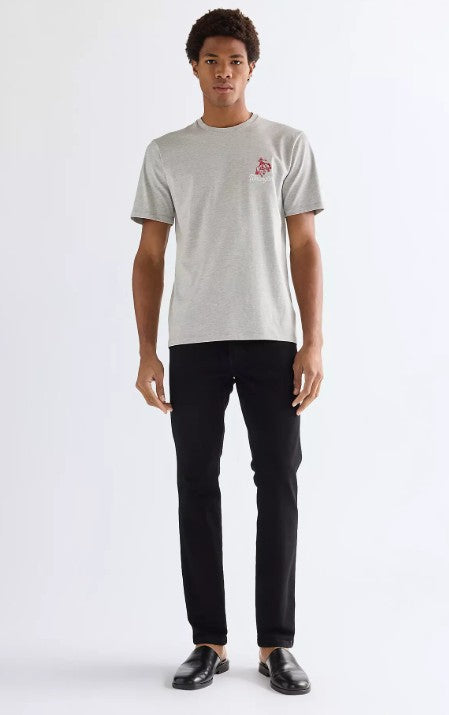 Wrangler Regular Embroidery Tee in Mid Grey 112377988