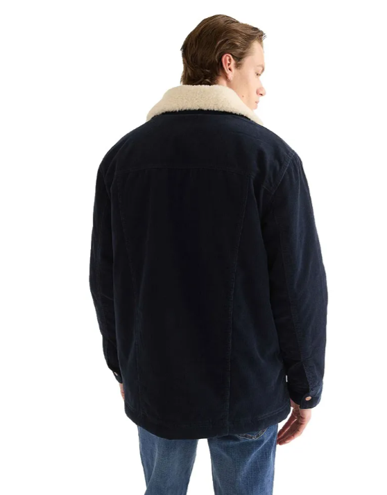 Wrangler Mens 12387068 Regular Wrange Coat in Dark Sapphire