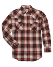 Load image into Gallery viewer, Men&#39;s Ely Cattleman Long Sleeve Brawny Flannel Western Snap Shirt 15201027-99 Red
