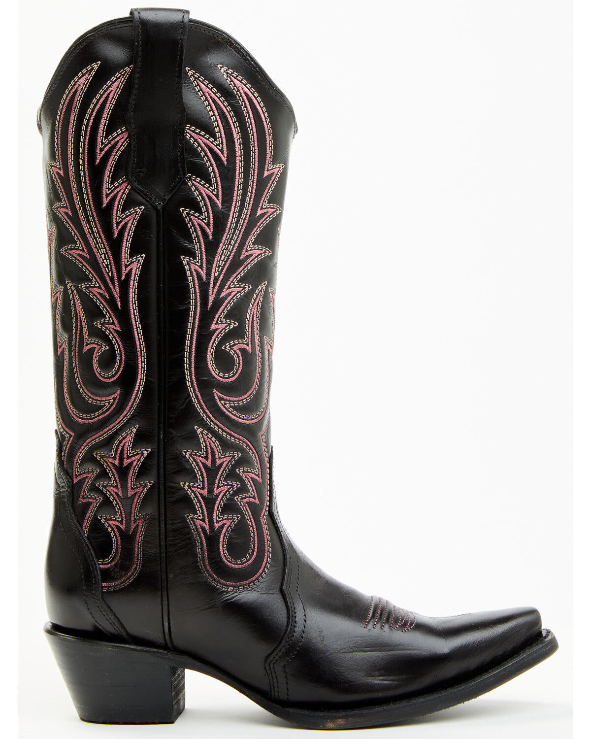 Circle G by Corral Ladies Western Boots in Black with pink detail L6105