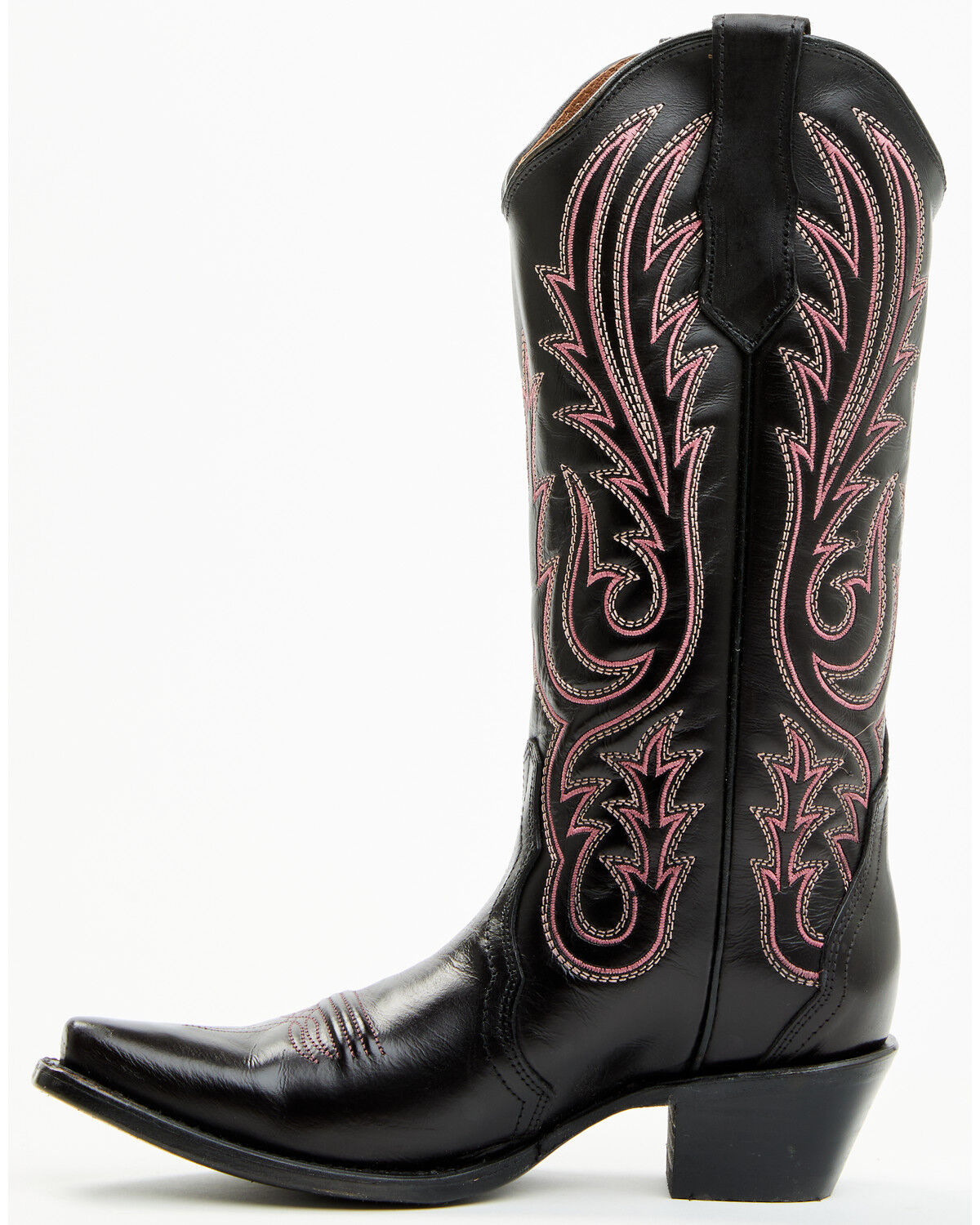 Circle G by Corral Ladies Western Boots in Black with pink detail L6105