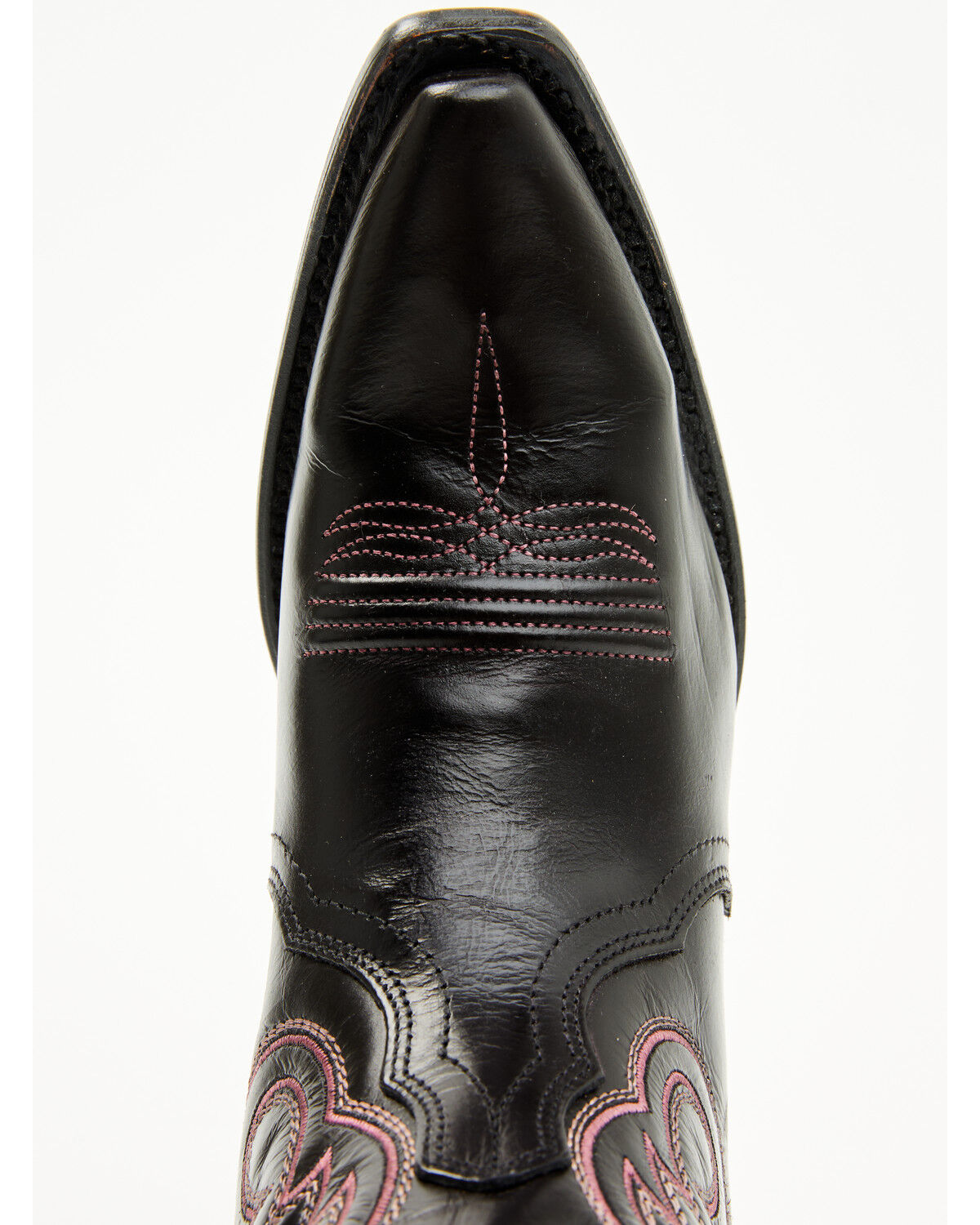 Circle G by Corral Ladies Western Boots in Black with pink detail L6105