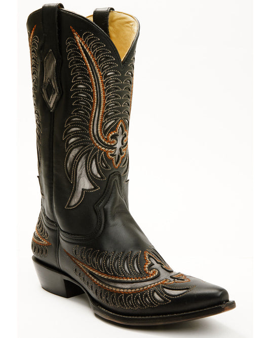 Corral A4733- Mens Inlay Snip Toe Cowboy Boots
