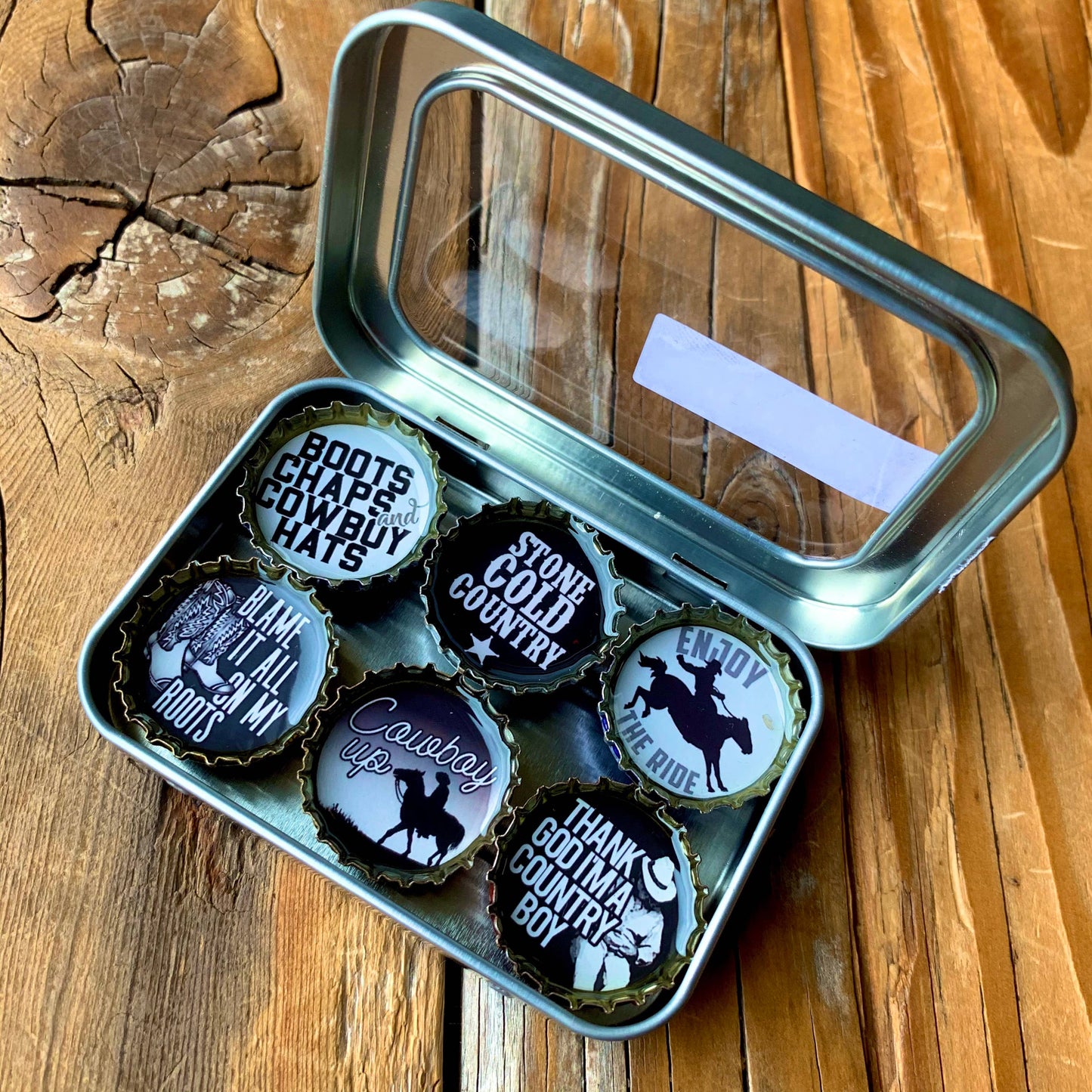 Cowboy Magnets by Kates Magnets set of 6