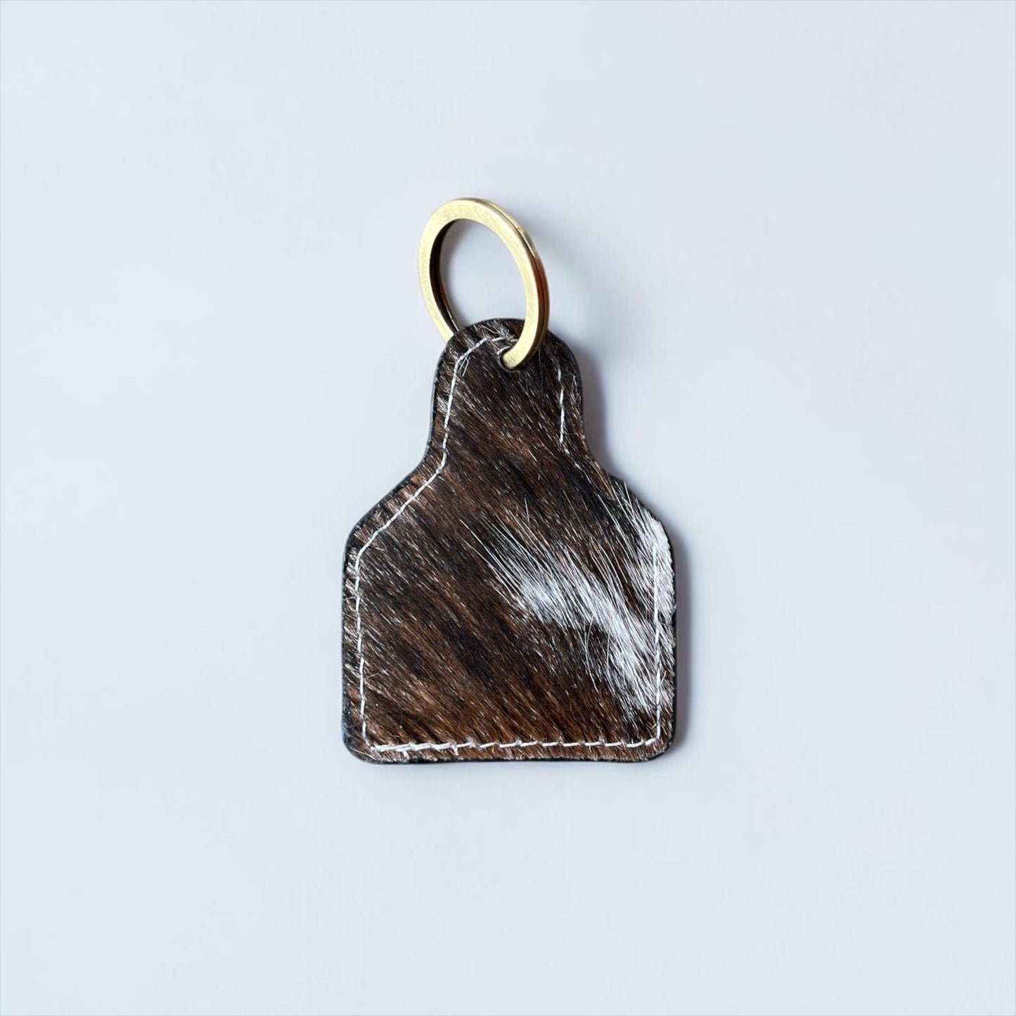 Western Linens Turquoise boot all cowhide Keychain
