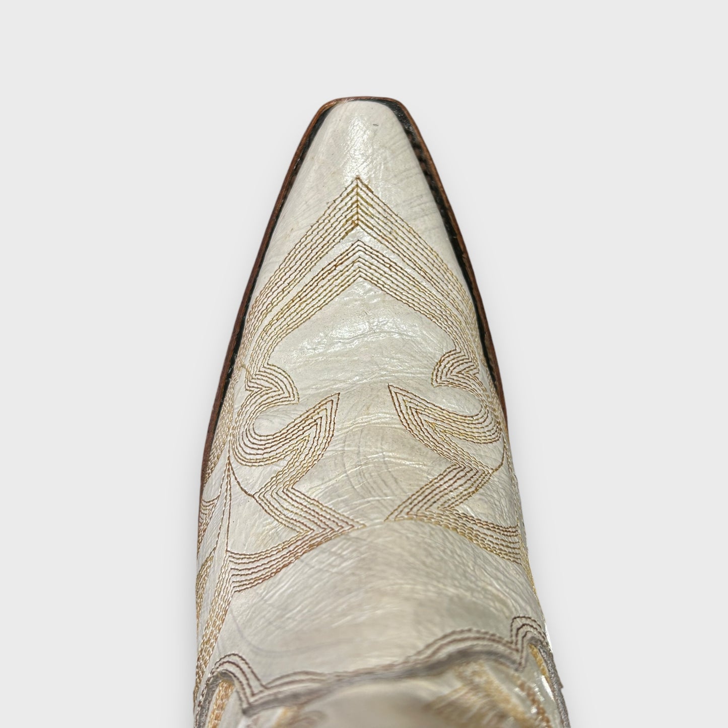 Circle G by Corral Ladies Western Ankle Boots in Pearl L5916
