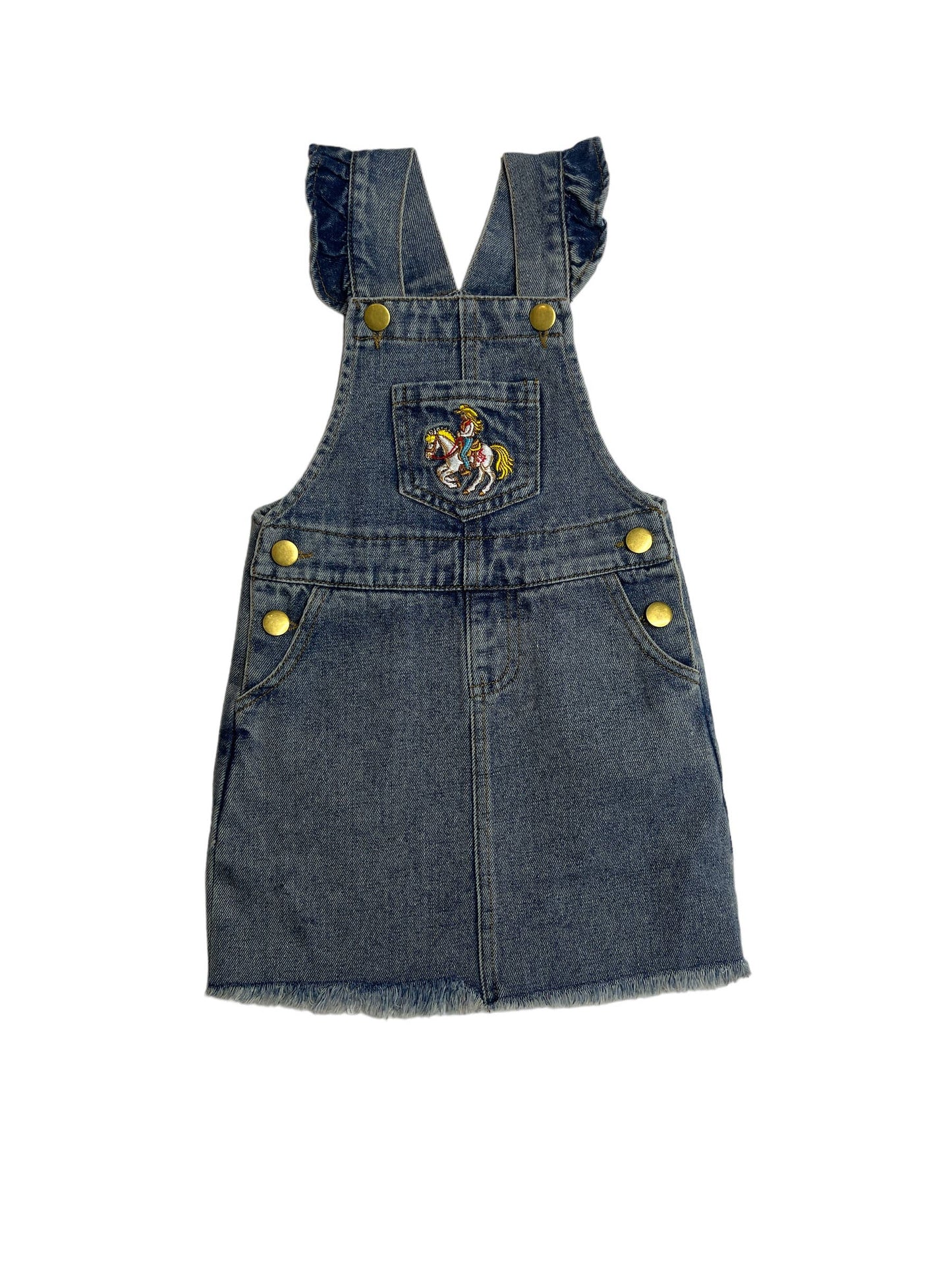 Shea Baby Cowgirl Overall Dress DVS01