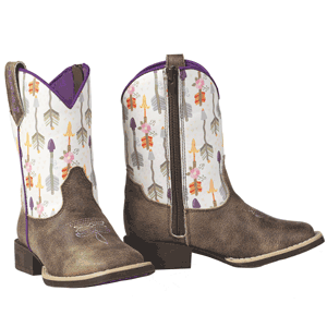M&F Hannah Twister Kids Boots in Brown 4443402