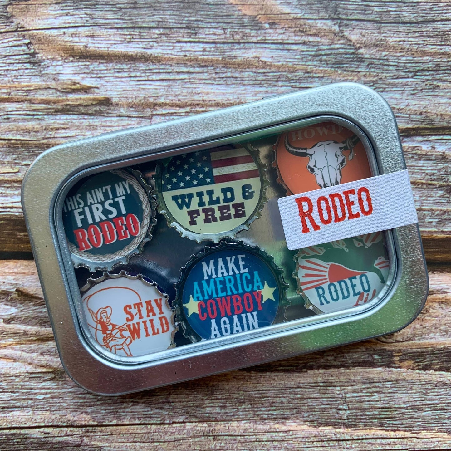 Rodeo Magnets by Kates Magnets set of 6