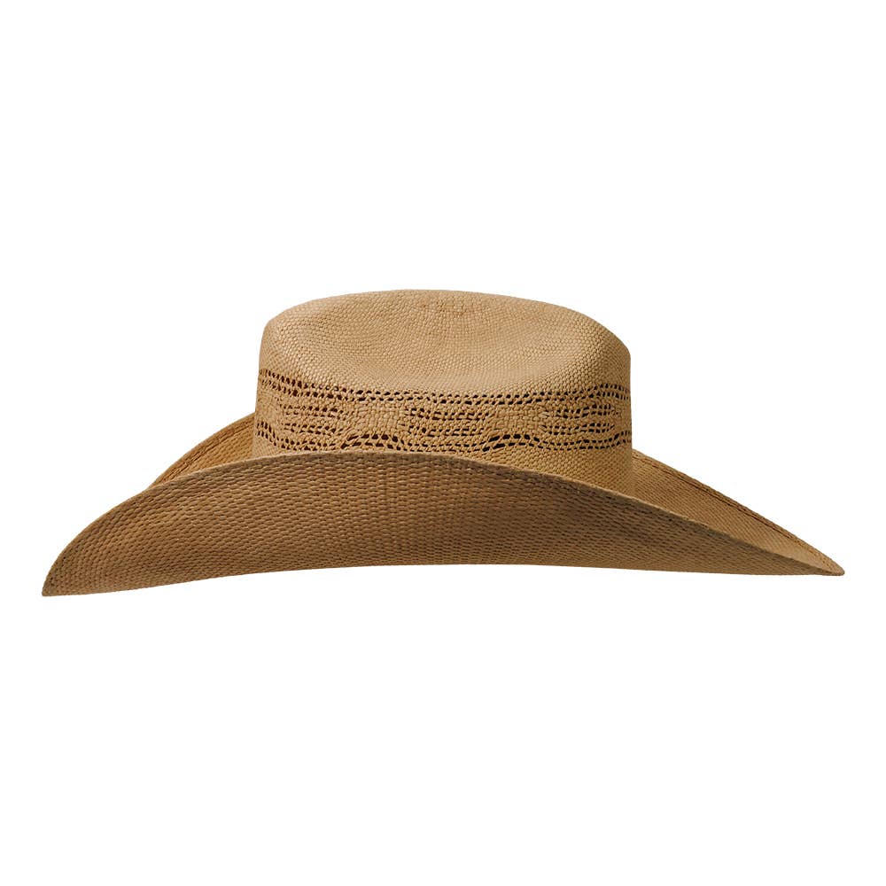 American Hat Makers Straw Cowboy Hat American Maverick in Tan
