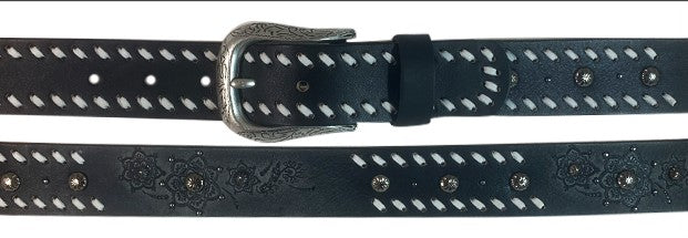 Roper 6551300 Jolie Western Belt in Black