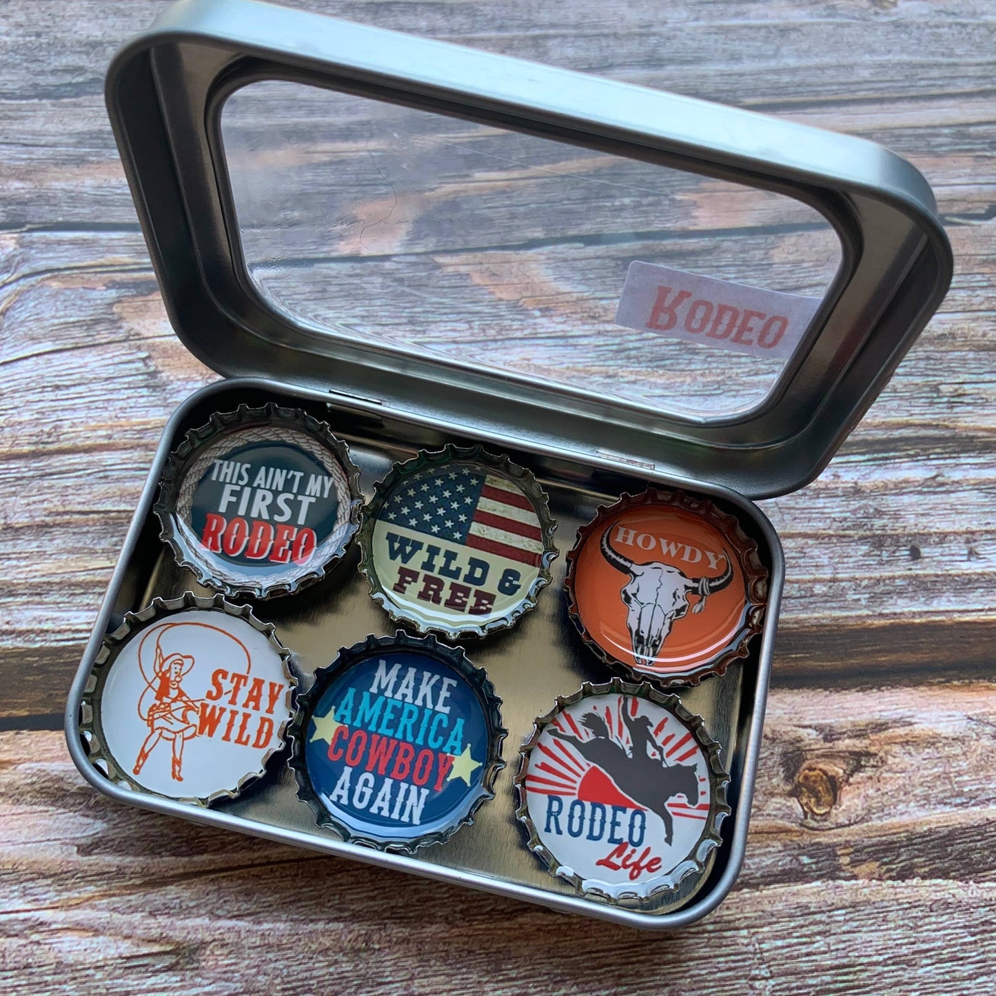 Rodeo Magnets by Kates Magnets set of 6