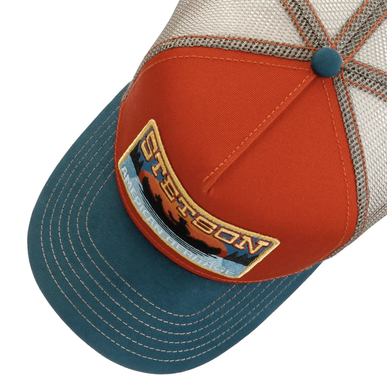 Stetson Trucker Cap 7756114 Red/Blue