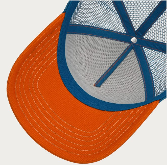 Stetson Trucker Cap in Blue & Orange 7761161