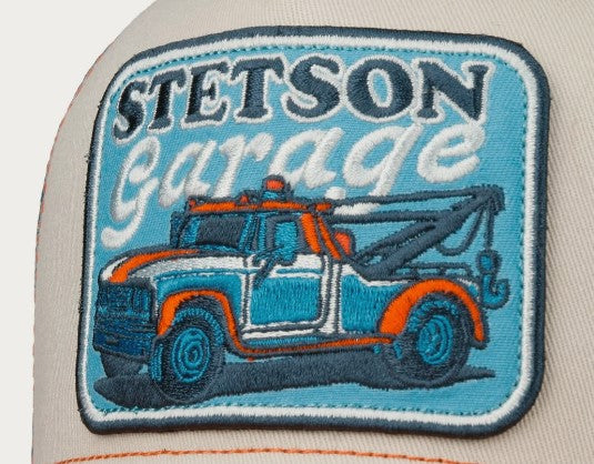 Stetson Trucker Cap in Blue & Orange 7761161