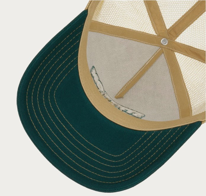 Stetson Trucker Cap in Green & Brown Tones 7761164