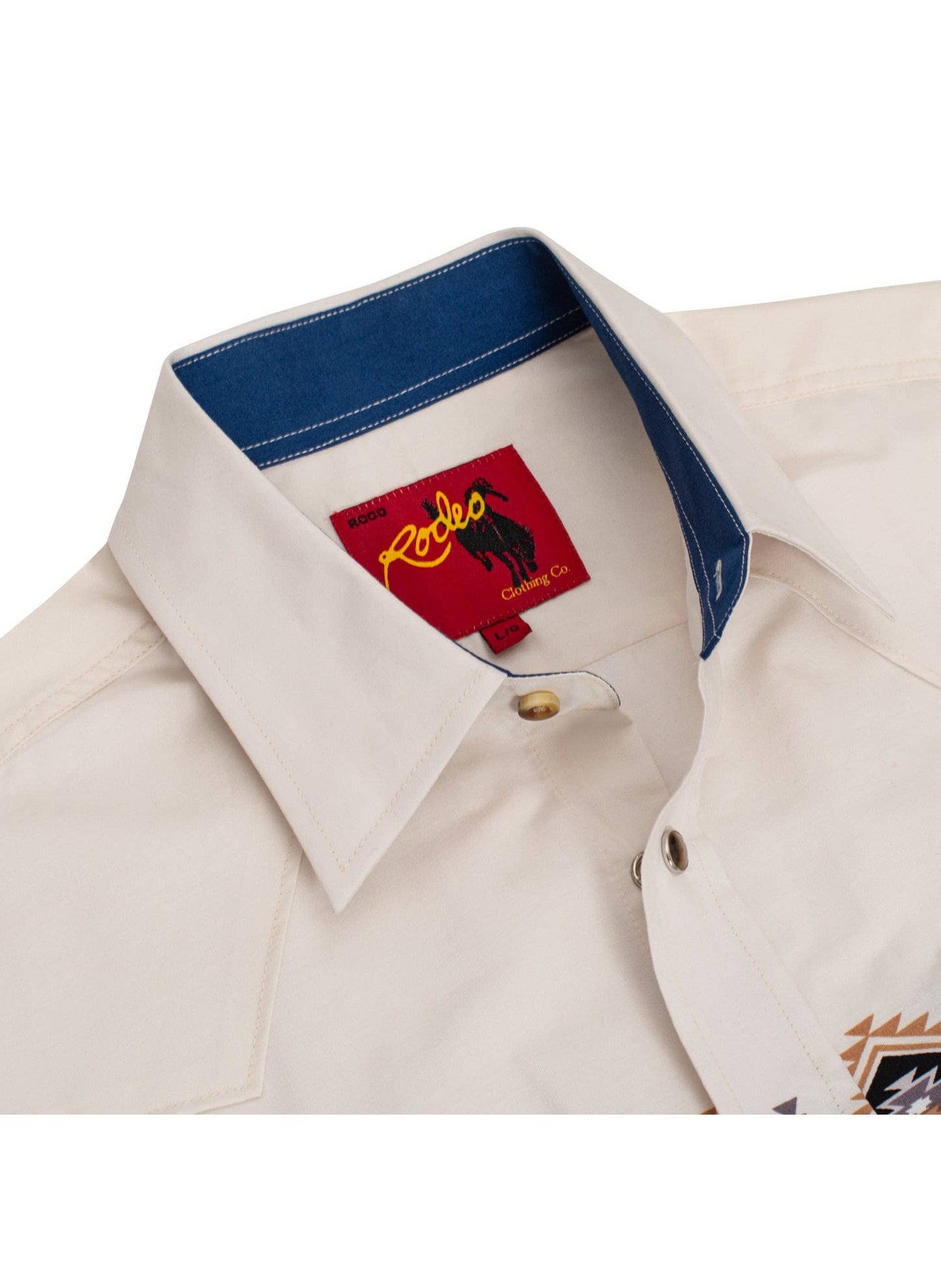 Rodeo Clothing Men's Western Pearl Snap Print Shirt - PS100L-1087