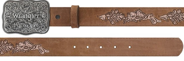 Wrangler 7915390 Reagan Western Belt in Tan