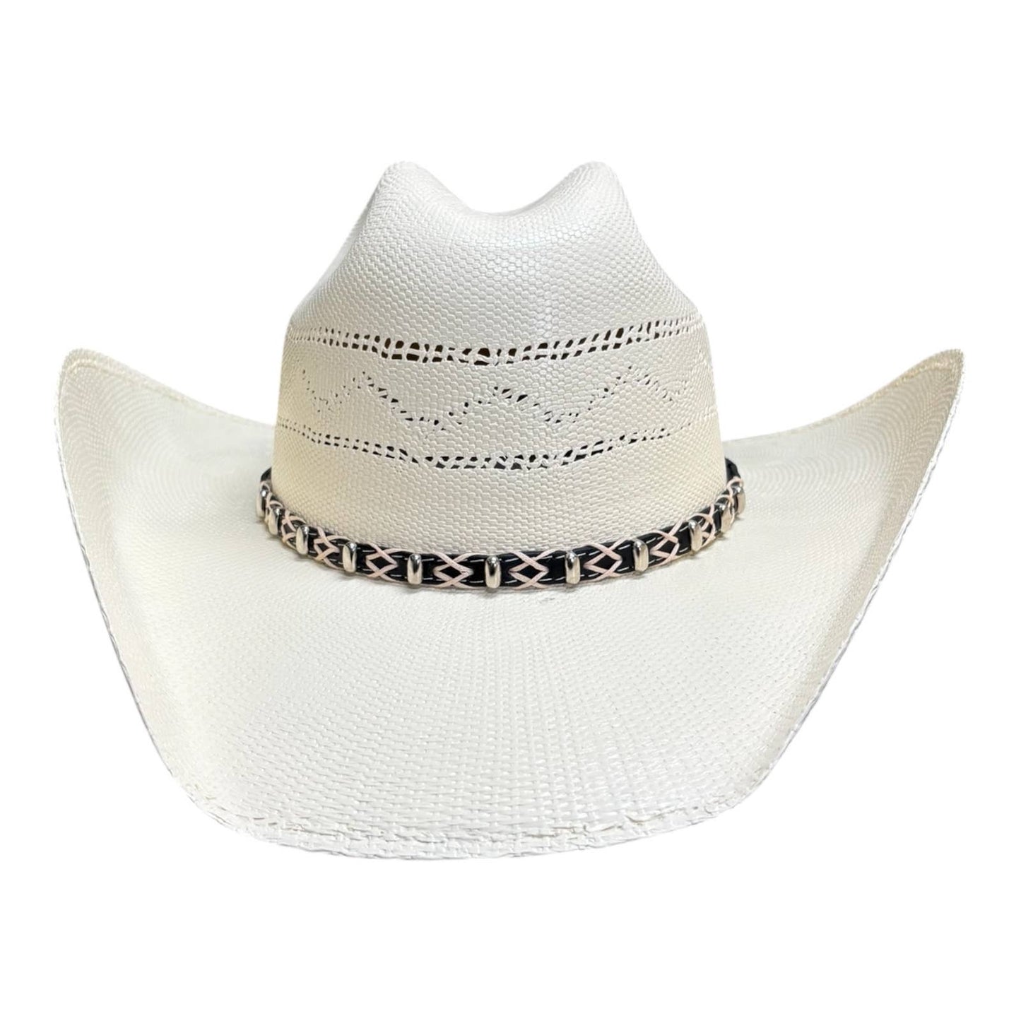Western Straw Cowboy Hat Silas in Cream