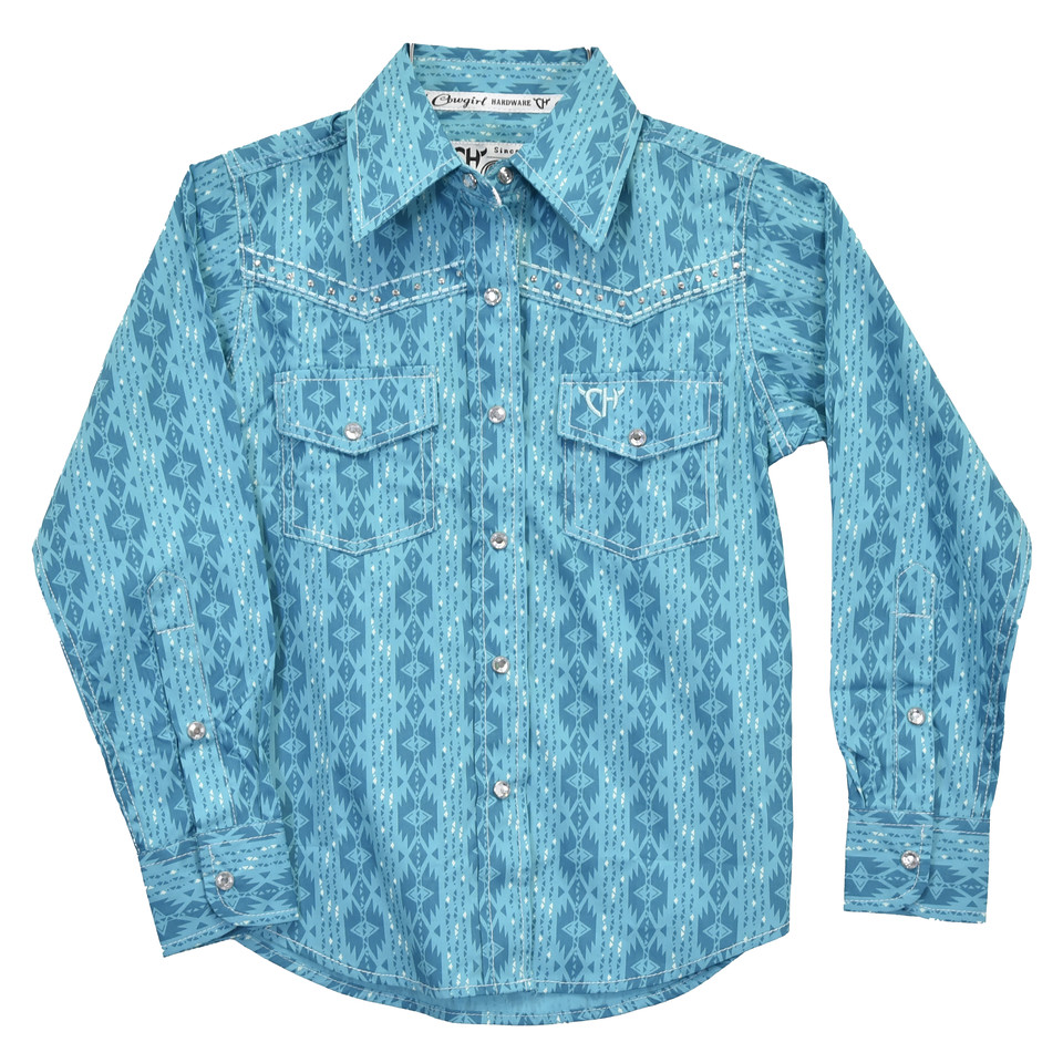 Cowboy Hardware Kids Turquoise Shirt 825575-390-T & 425575-390-K