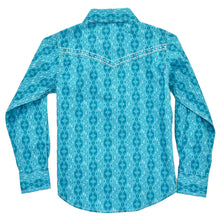 Load image into Gallery viewer, Cowboy Hardware Kids Turquoise Shirt 825575-390

