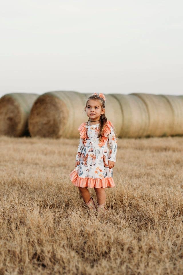 Cactus Ruffle Dress RDR11