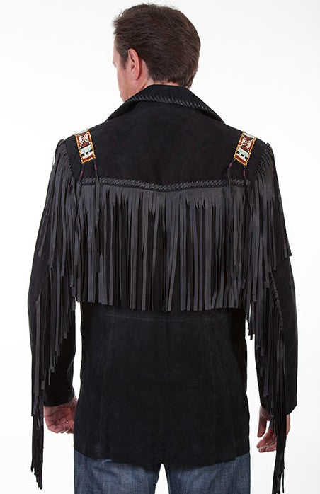 Scully 902 Black Boar Suede Mens Jacket