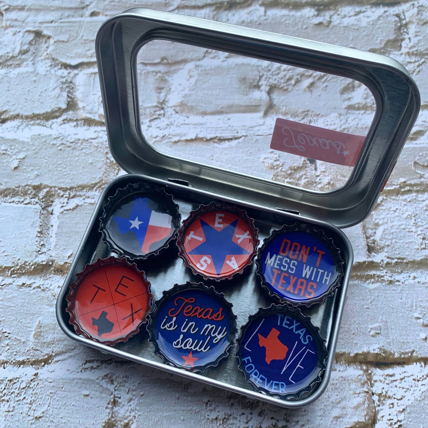 Texas Magnets by Kates Magnets set of 6