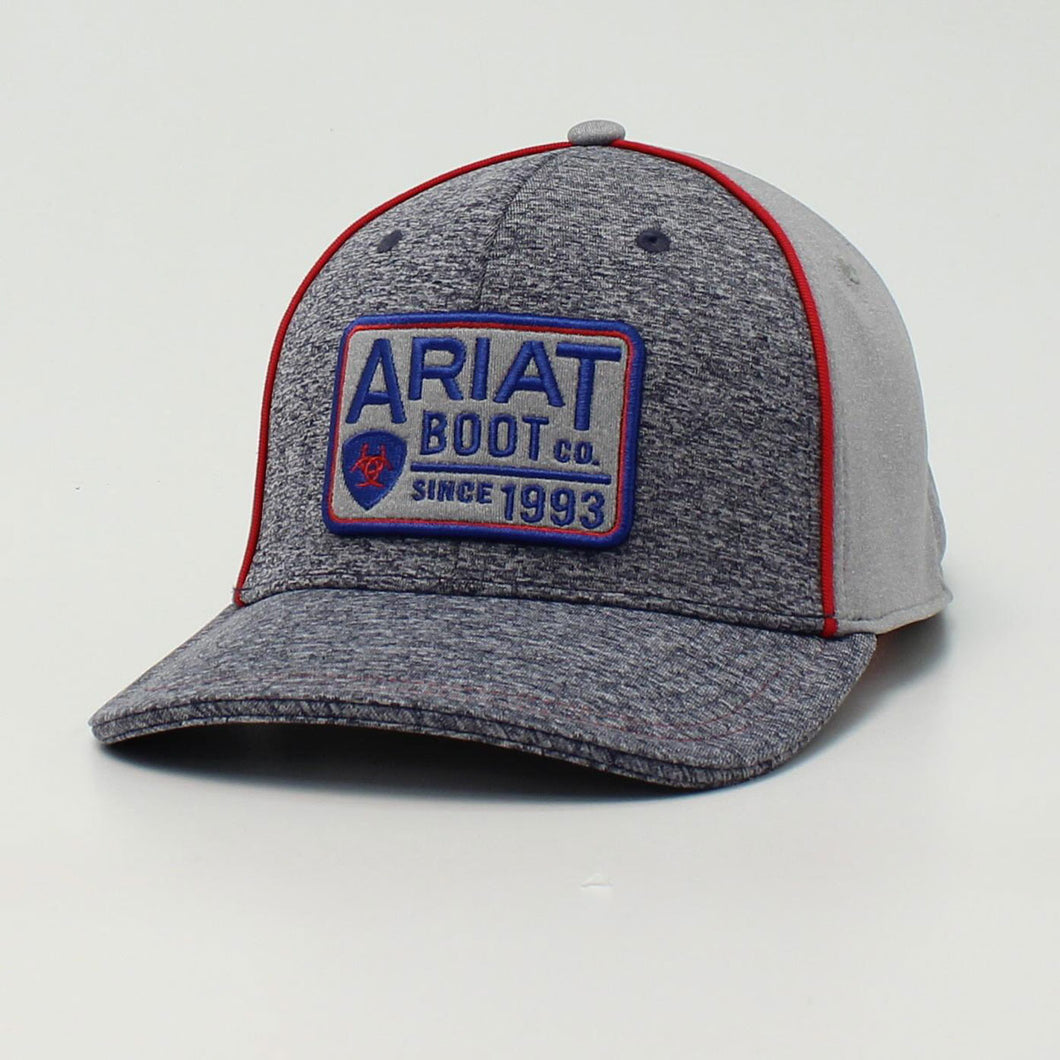 Ariat Snap Back Heather Patch Logo in Grey Cap A300012406