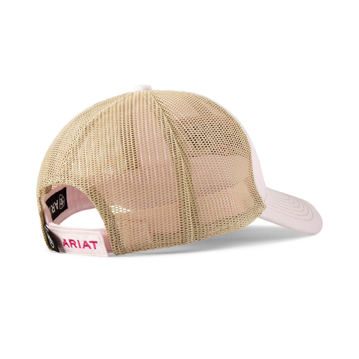 Ariat Cap Howdy Distressed Patch Light Pink Western Style Cap A300084624