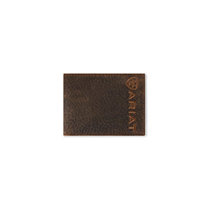 Ariat A3554502 Biflold Wallet Bull Hide Brown